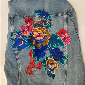 Sunset and Spring embroidered jacket
